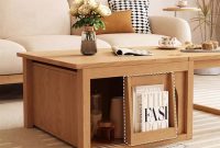 Coffee table furniture with dual surface