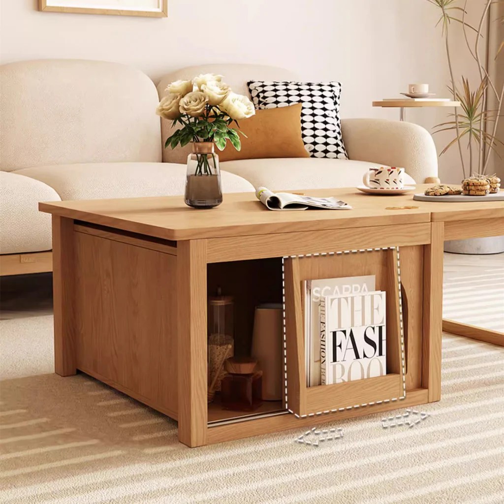 Coffee table furniture with dual surface