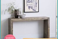 Minimalist Design Console Table With Drawers, Hallway Console Table ... Wall-hung console furniture for minimal design